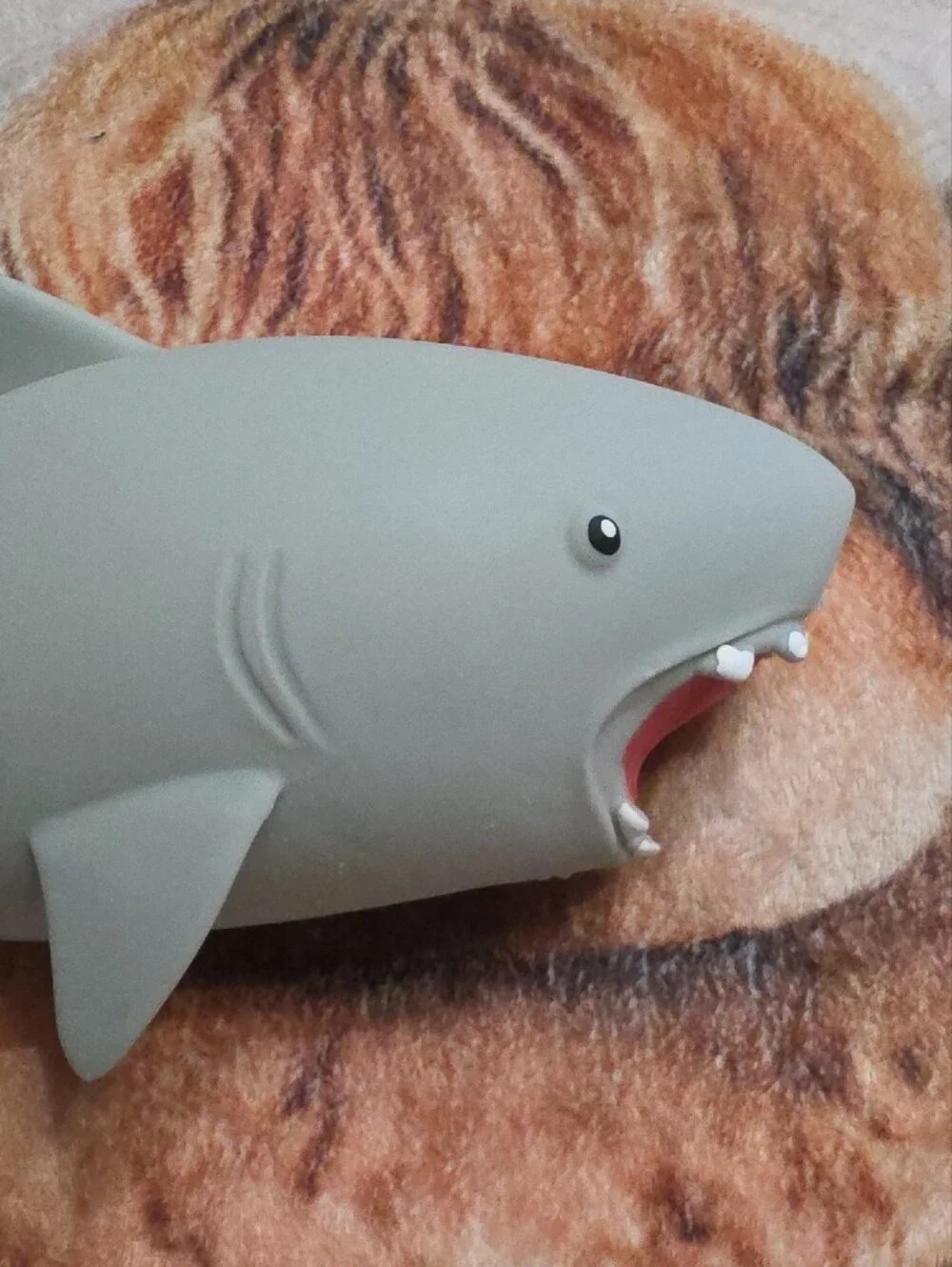 Gray Shark Jumbo Squishy